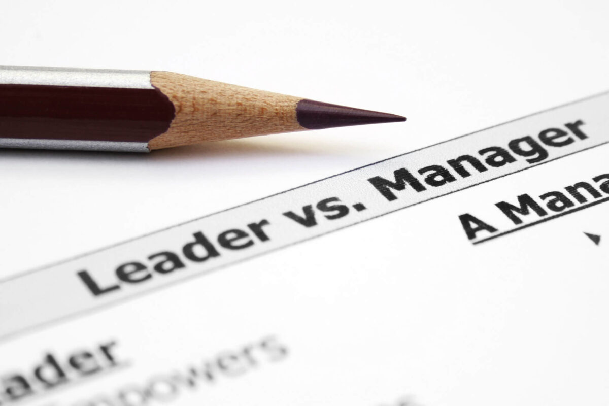 Manager versus Leader